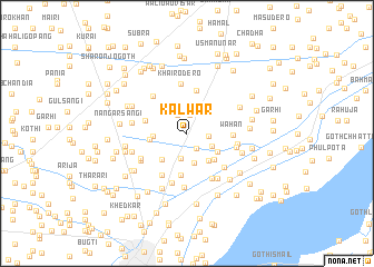 map of Kalwar