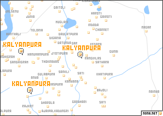 map of Kalyānpura