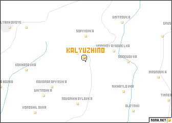 map of Kalyuzhino