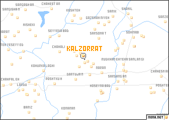 map of Kal Z̄orrat