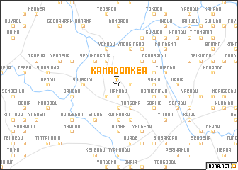 map of Kamadonkea