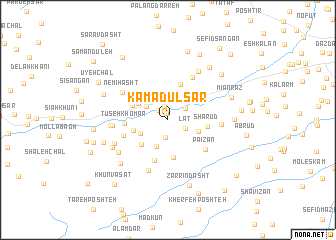 map of Kamādūl Sar