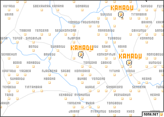 map of Kamadu