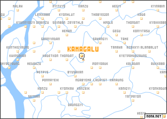 map of Kamagalu