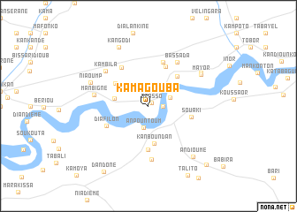 map of Kamagouba