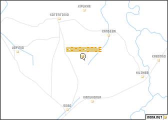 map of Kamakonde