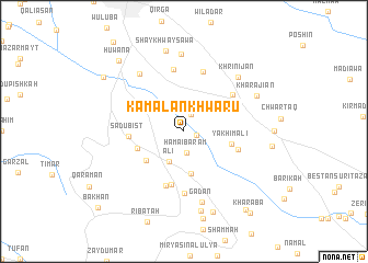 map of Kamalān Khwārū