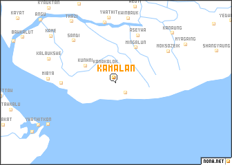 map of Kamalan