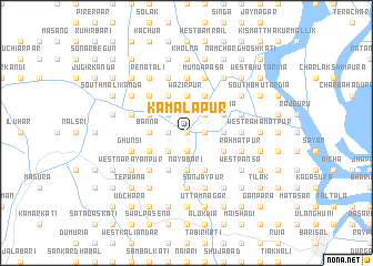 map of Kamalāpur