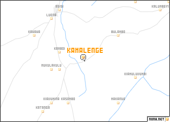 map of Kamalenge