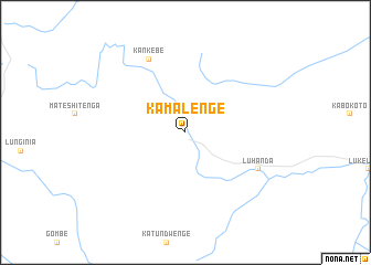 map of Kamalenge