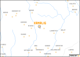 map of Kamalig