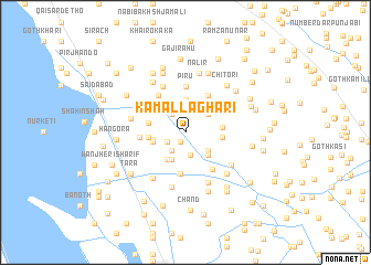map of Kamāl Laghāri