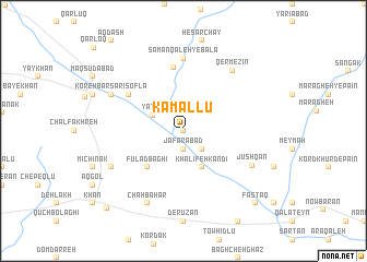 map of Kamāl Lū