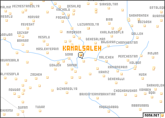 map of Kamāl Şāleḩ