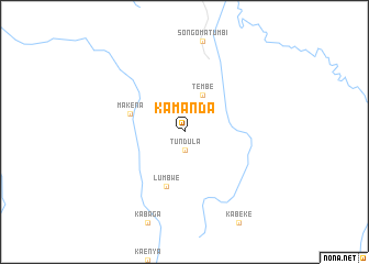 map of Kamanda