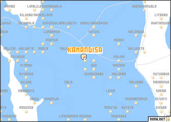 map of Kamandisa