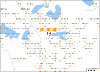 map of Kamangira