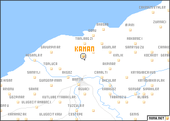 map of Kaman