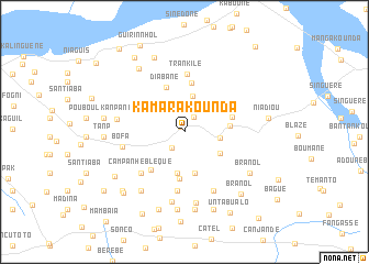 map of Kamarakounda