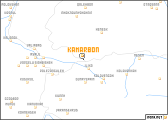 map of Kamarbon
