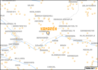 map of Kamareh