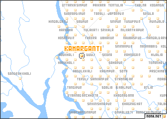 map of Kāmārgānti