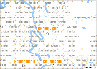 map of Kāmārgrām