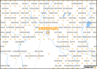 map of Kāmārkuri