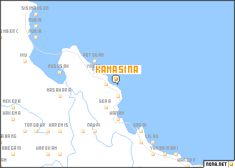 map of Kamasina