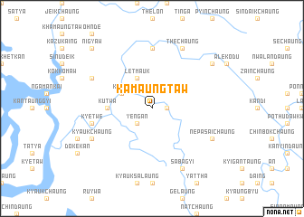 map of Kamaungtaw