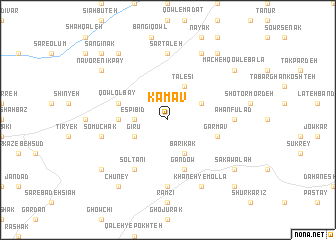 map of Kam Āv