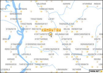 map of Kamawtaw