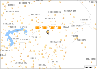 map of Kambaksan-gol