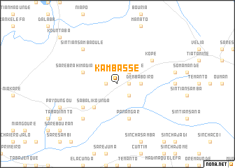 map of Kambassé