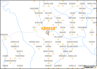 map of Kamega