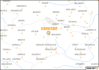 map of Kamenar