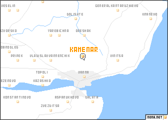 map of Kamenar