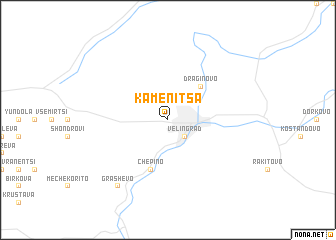 map of Kamenitsa