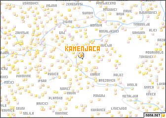 map of Kamenjača