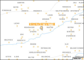 map of Kamenka Tret\