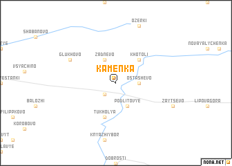 map of Kamenka