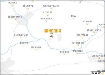 map of Kamenka