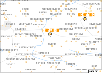 map of Kamenka