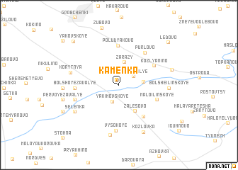 map of Kamenka