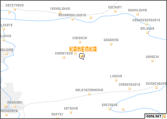 map of Kamenka