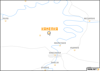 map of Kamenka