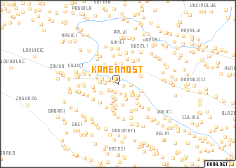 map of Kamenmost