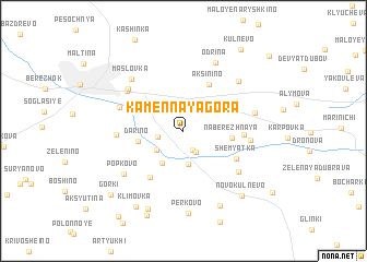 map of Kamennaya Gora