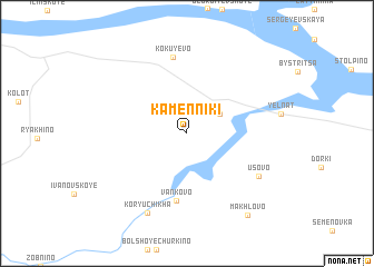 map of Kamenniki